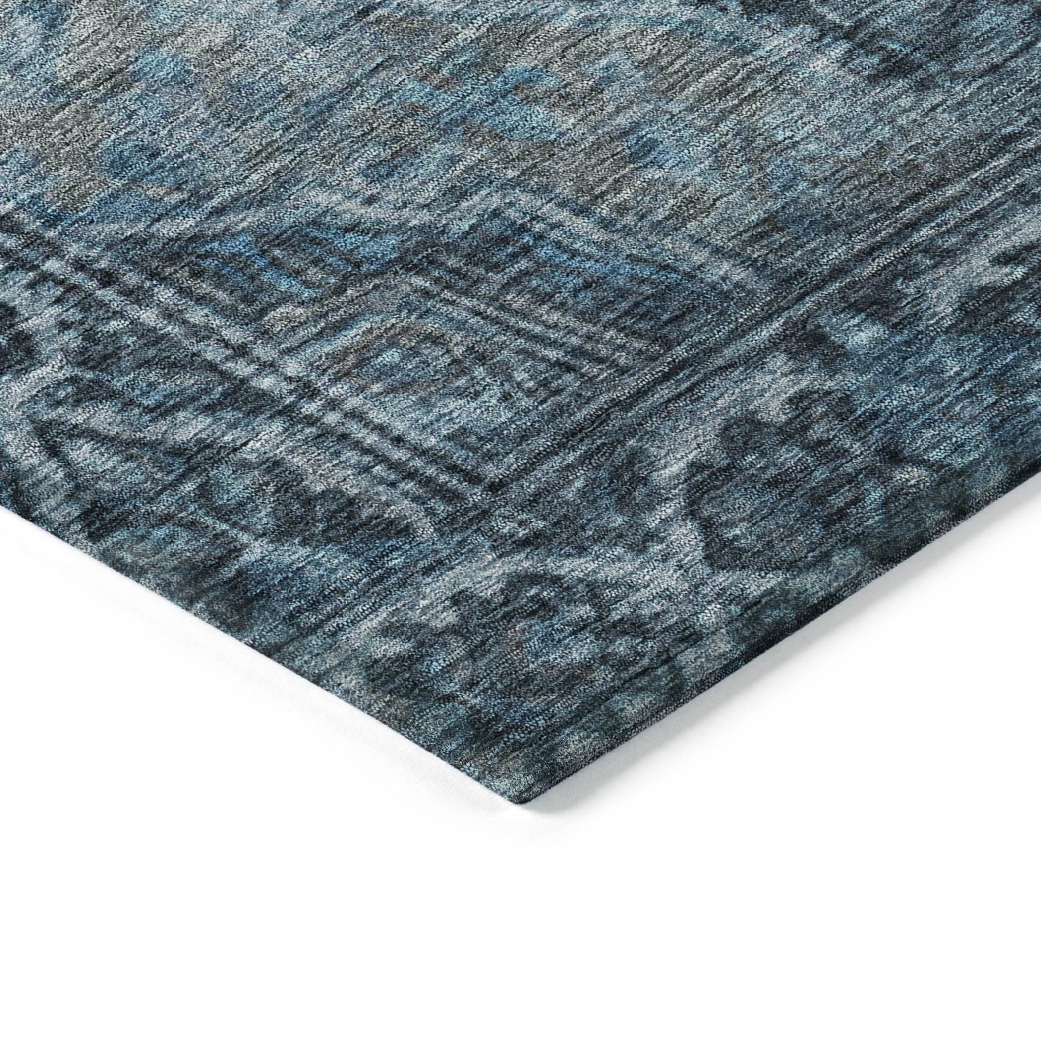 Addison Rugs Kaelanor Navy Washable Indoor-Outdoor Rug