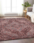 Addison Rugs Kaelanor Orange Washable Indoor-Outdoor Rug