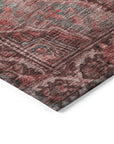 Addison Rugs Kaelanor Orange Washable Indoor-Outdoor Rug