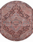 Addison Rugs Kaelanor Orange Washable Indoor-Outdoor Rug