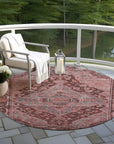 Addison Rugs Kaelanor Orange Washable Indoor-Outdoor Rug