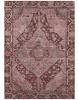 Addison Rugs Kaelanor Orange Washable Indoor-Outdoor Rug