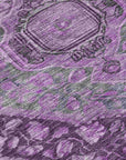 Addison Rugs Kaelanor Purple Washable Indoor-Outdoor Rug