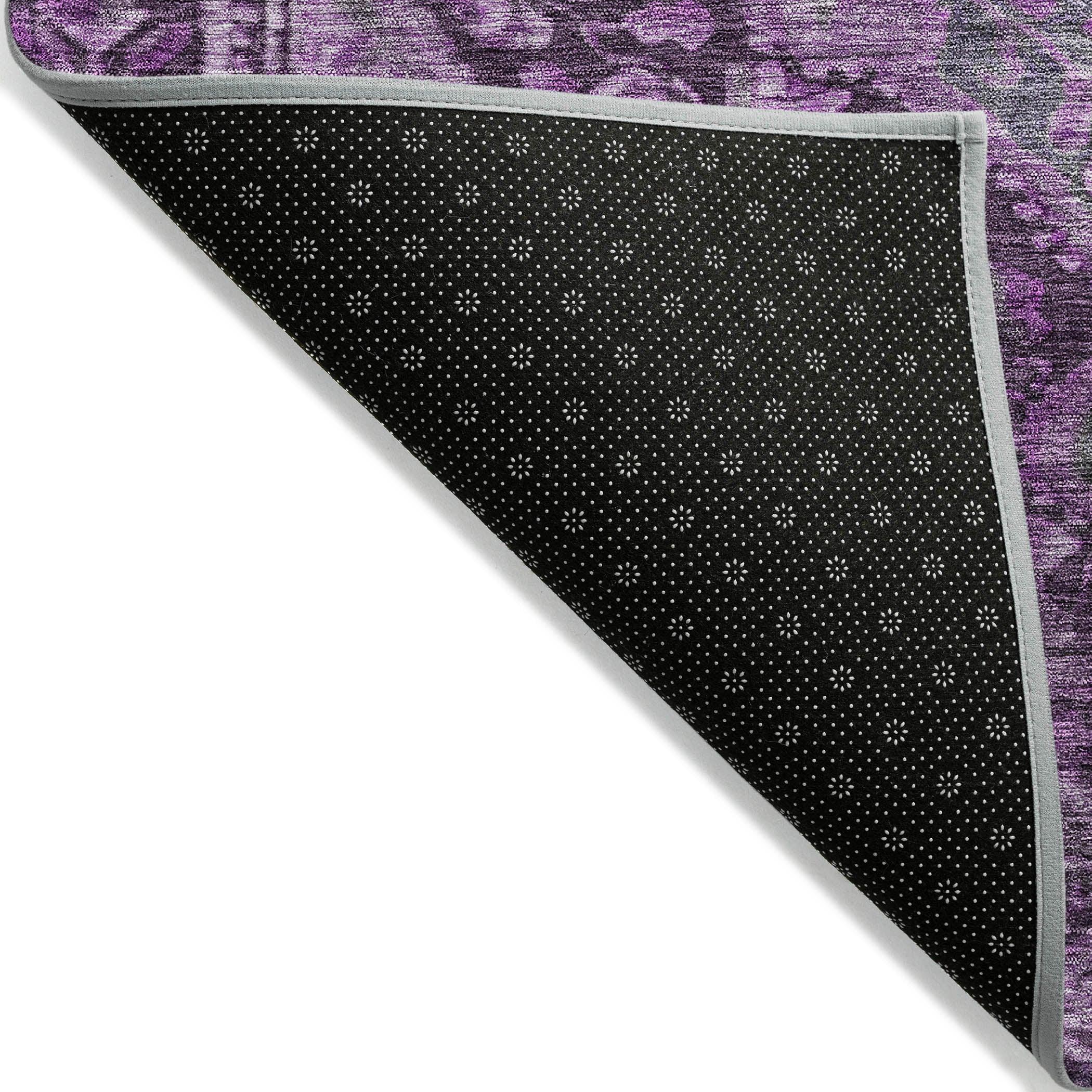 Addison Rugs Kaelanor Purple Washable Indoor-Outdoor Rug