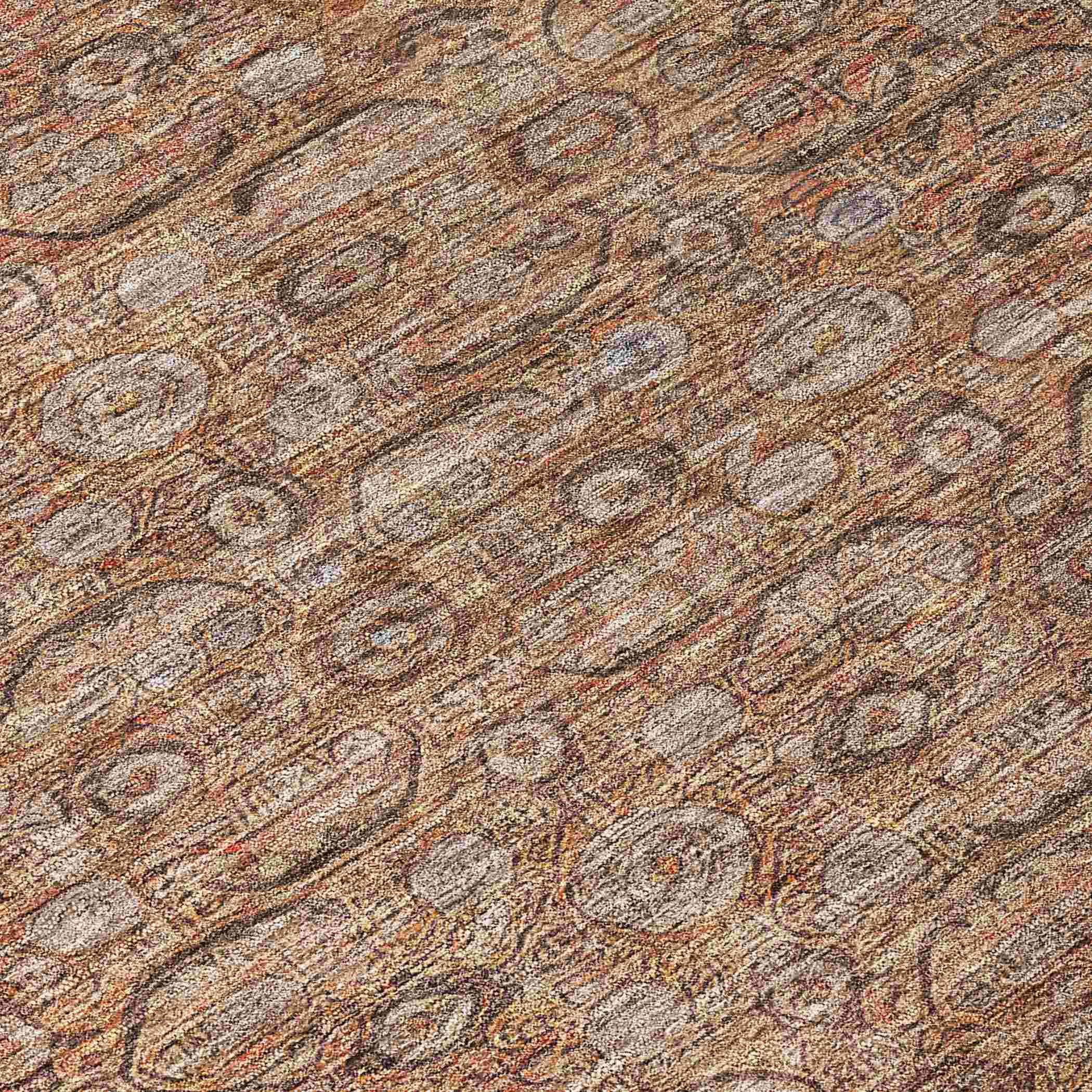 Addison Rugs Kaelara Copper Washable Indoor-Outdoor Rug