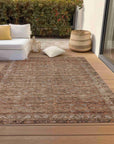 Addison Rugs Kaelara Copper Washable Indoor-Outdoor Rug