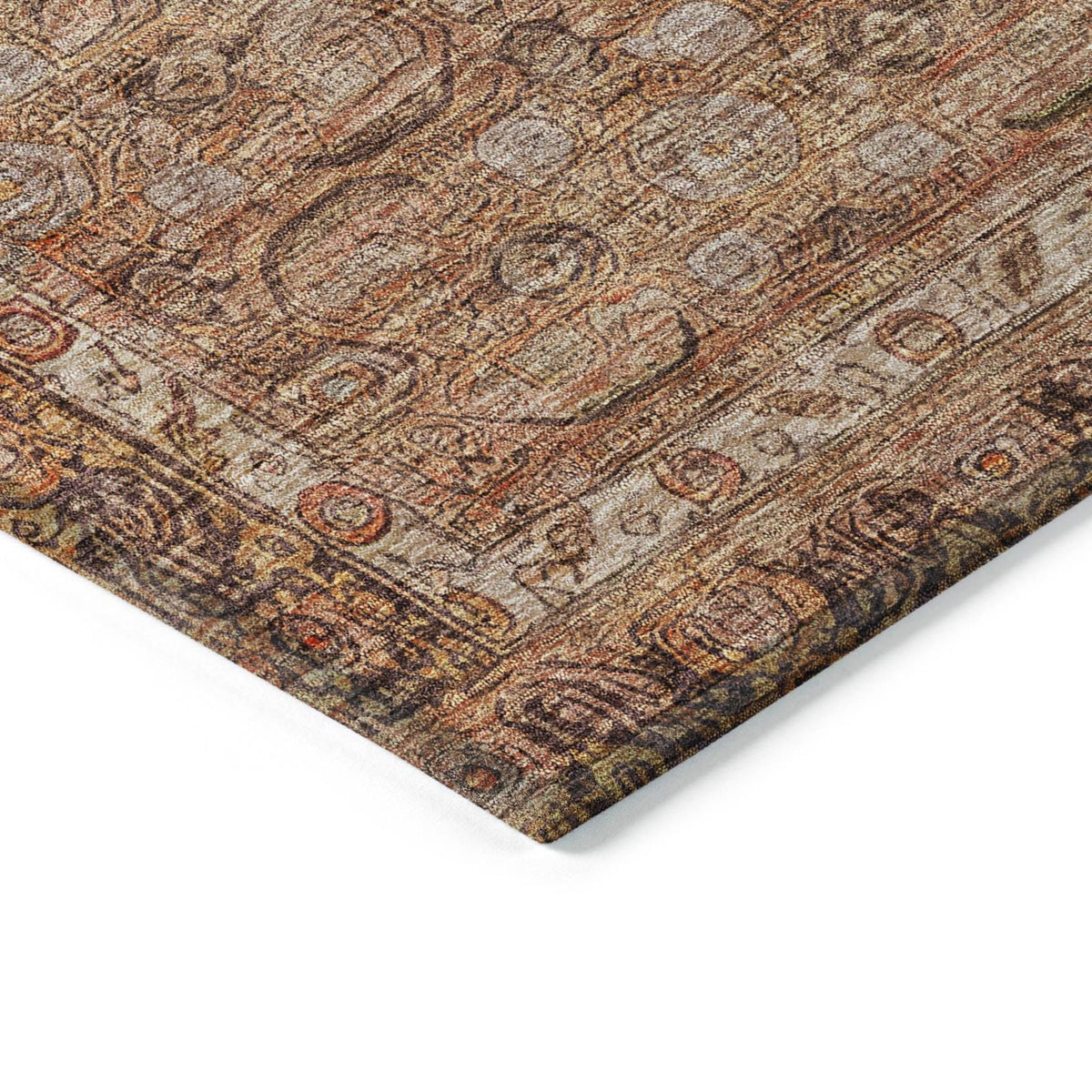 Addison Rugs Kaelara Copper Washable Indoor-Outdoor Rug