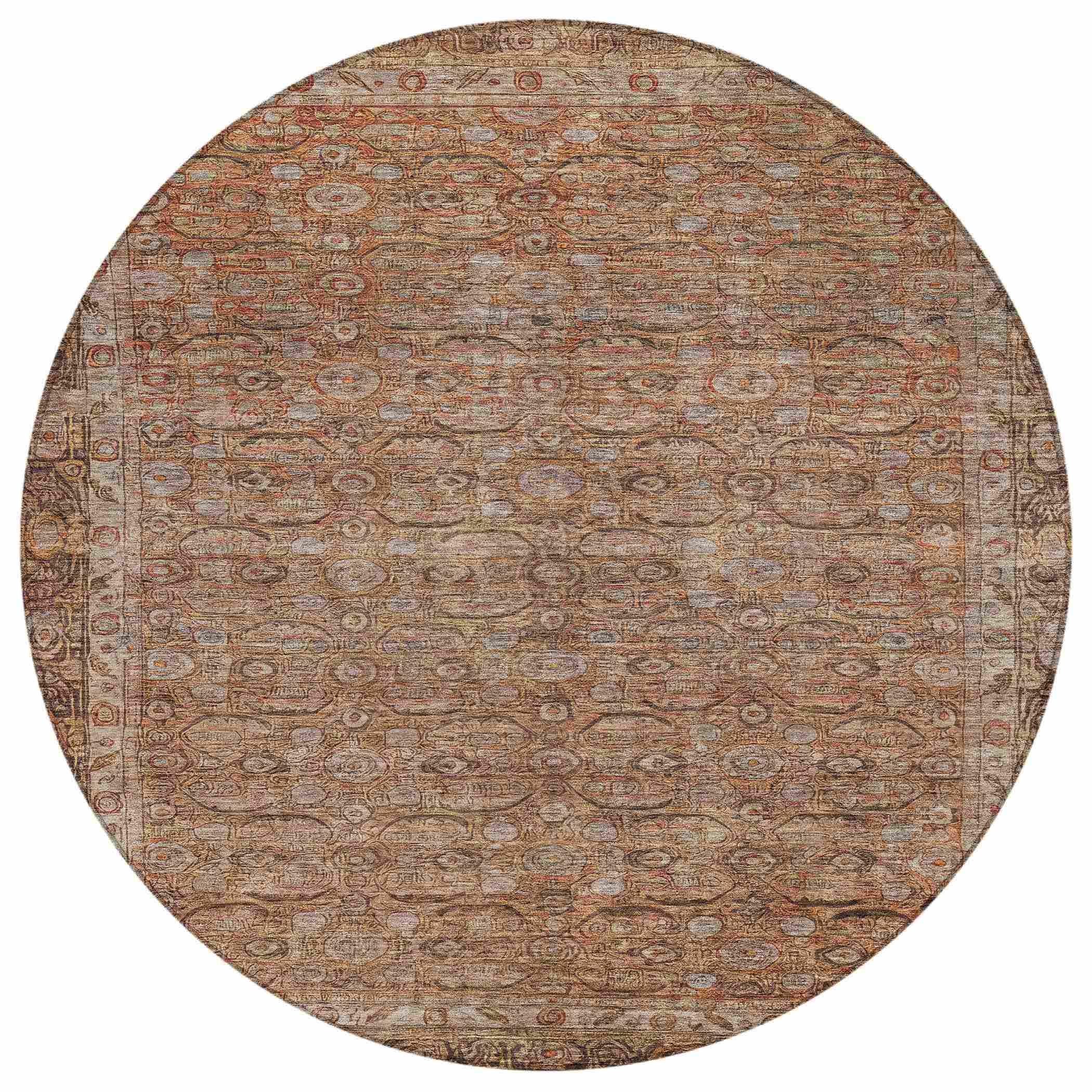 Addison Rugs Kaelara Copper Washable Indoor-Outdoor Rug