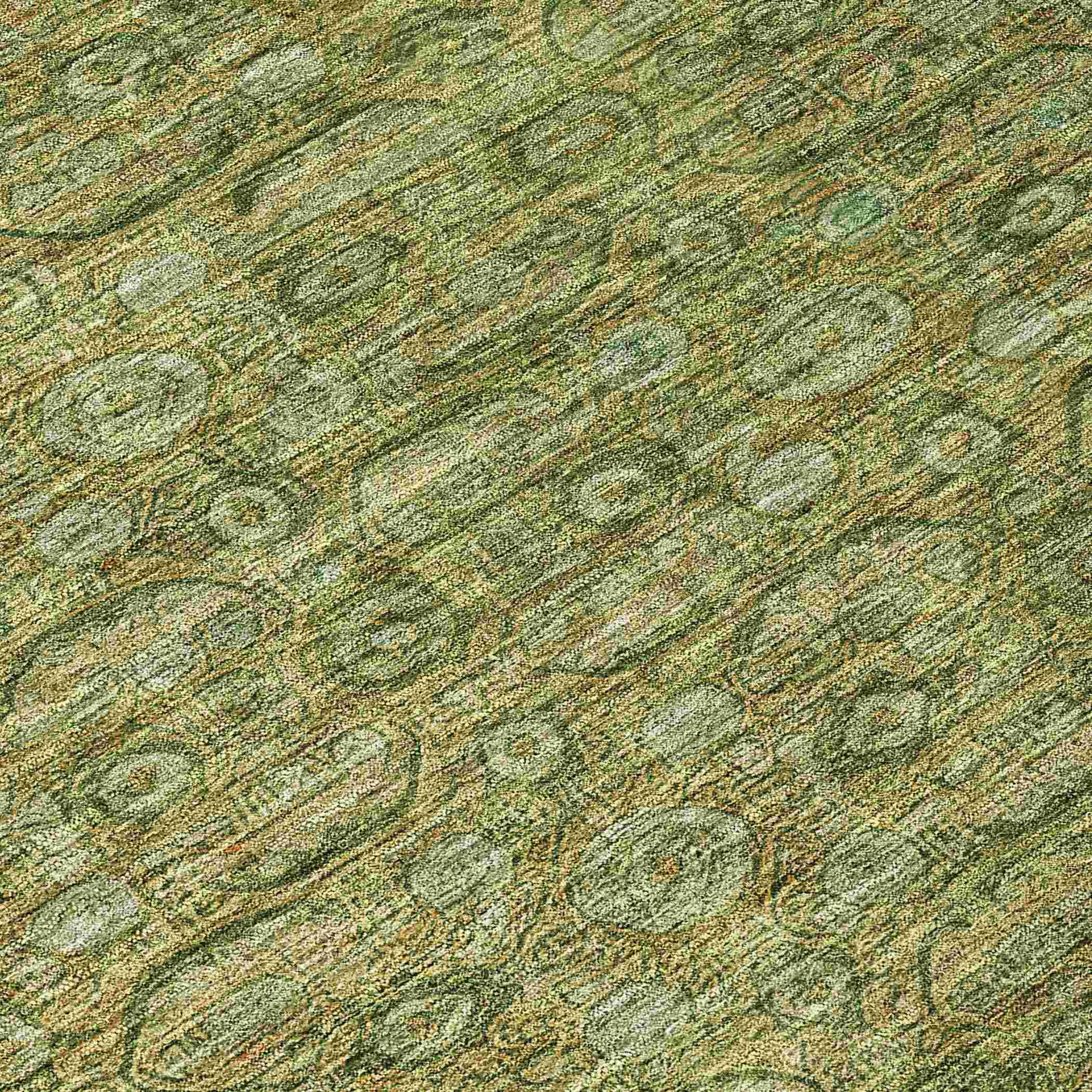 Addison Rugs Kaelara Green Washable Indoor-Outdoor Rug