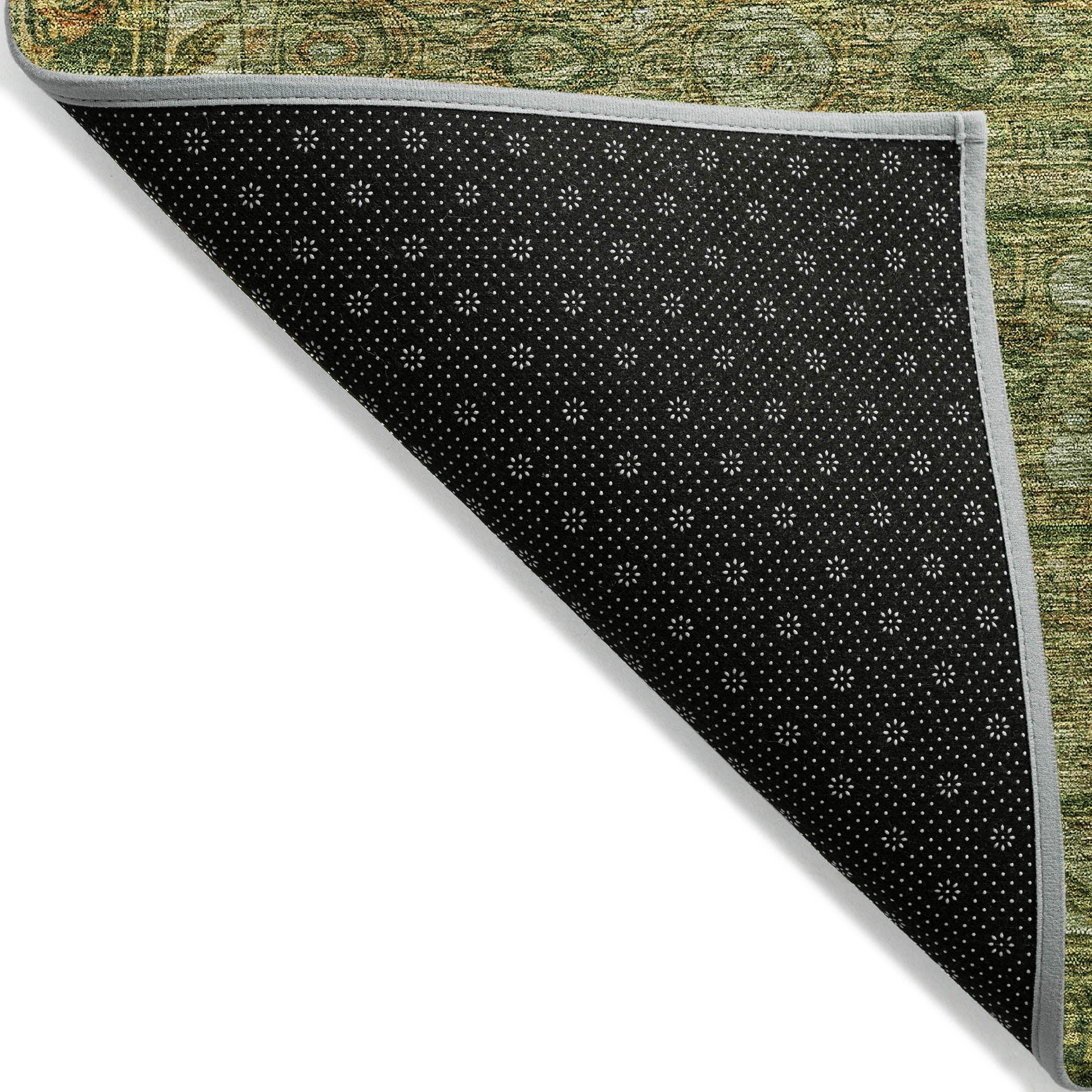 Addison Rugs Kaelara Green Washable Indoor-Outdoor Rug