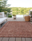 Addison Rugs Kaelara Orange Washable Indoor-Outdoor Rug