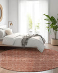 Addison Rugs Kaelara Orange Washable Indoor-Outdoor Rug