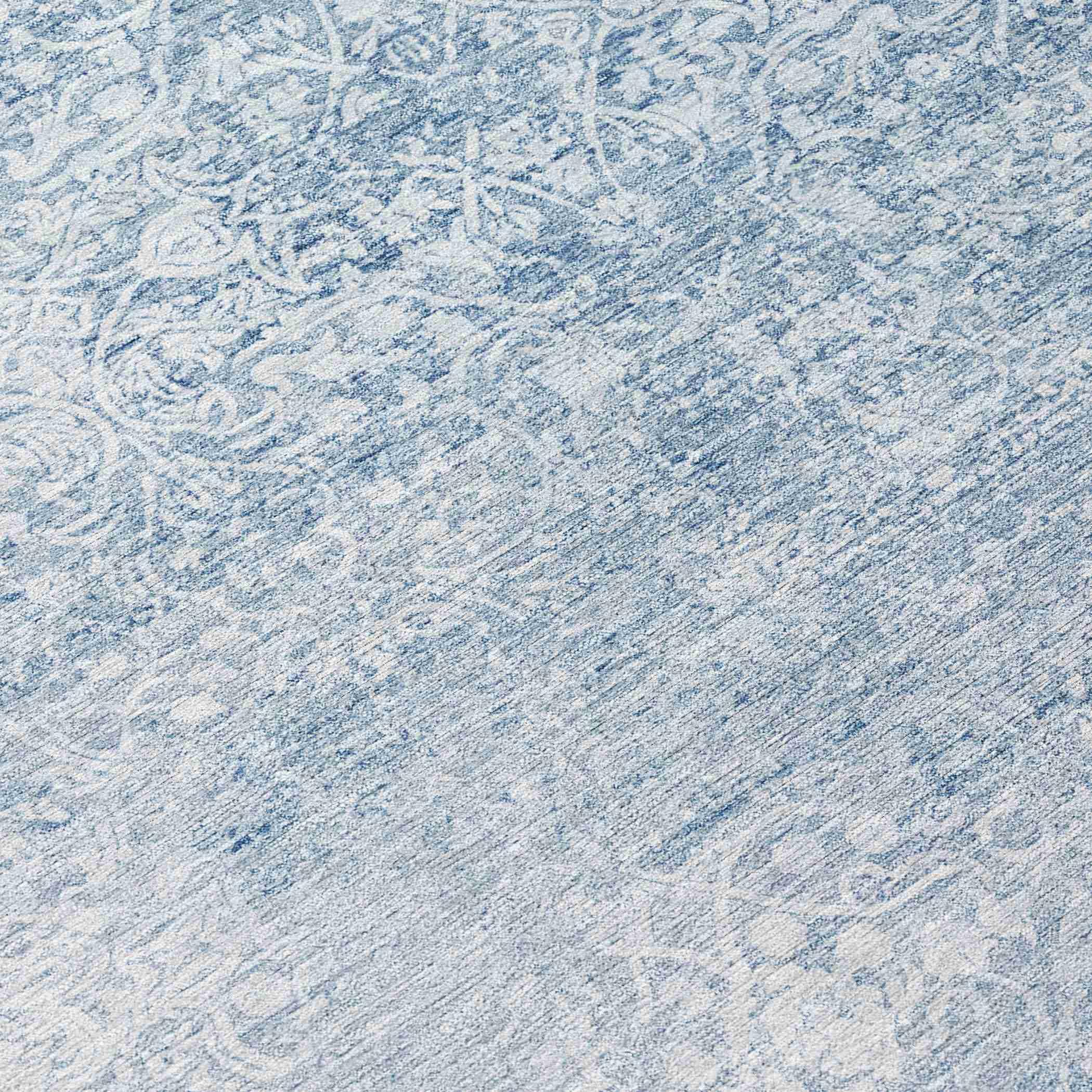 Addison Rugs Kaelas Blue Washable Indoor-Outdoor Rug