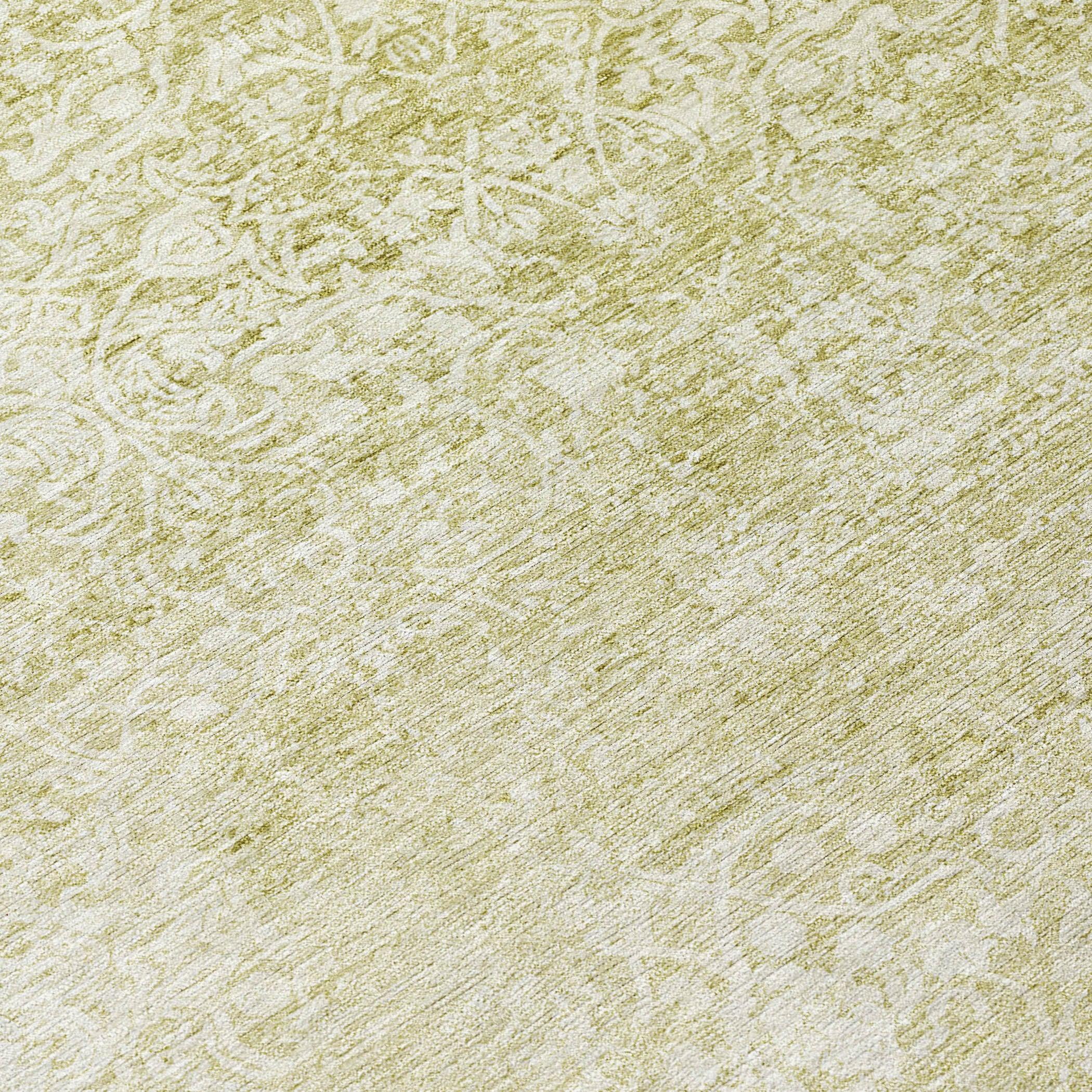 Addison Rugs Kaelas Gold Washable Indoor-Outdoor Rug