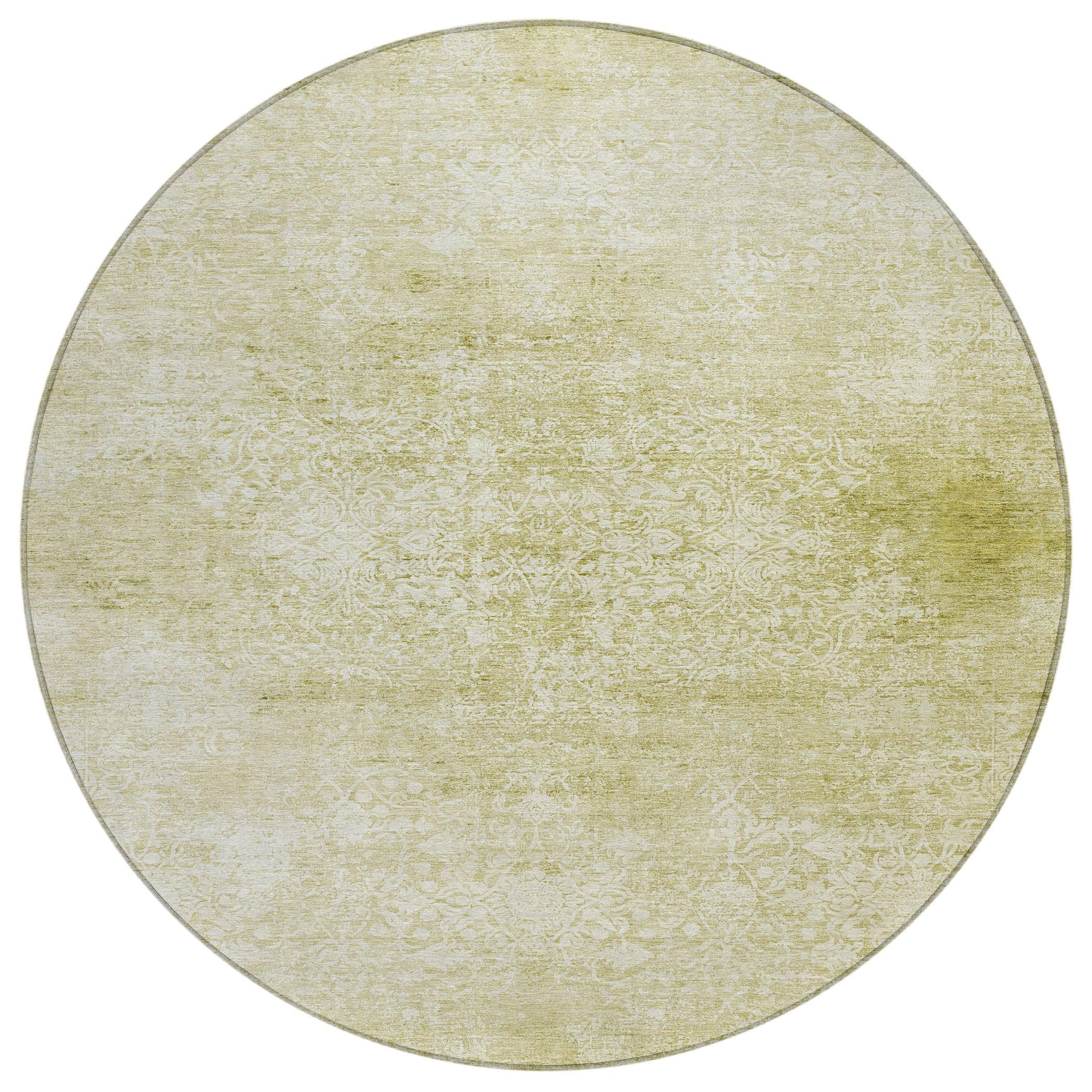 Addison Rugs Kaelas Gold Washable Indoor-Outdoor Rug