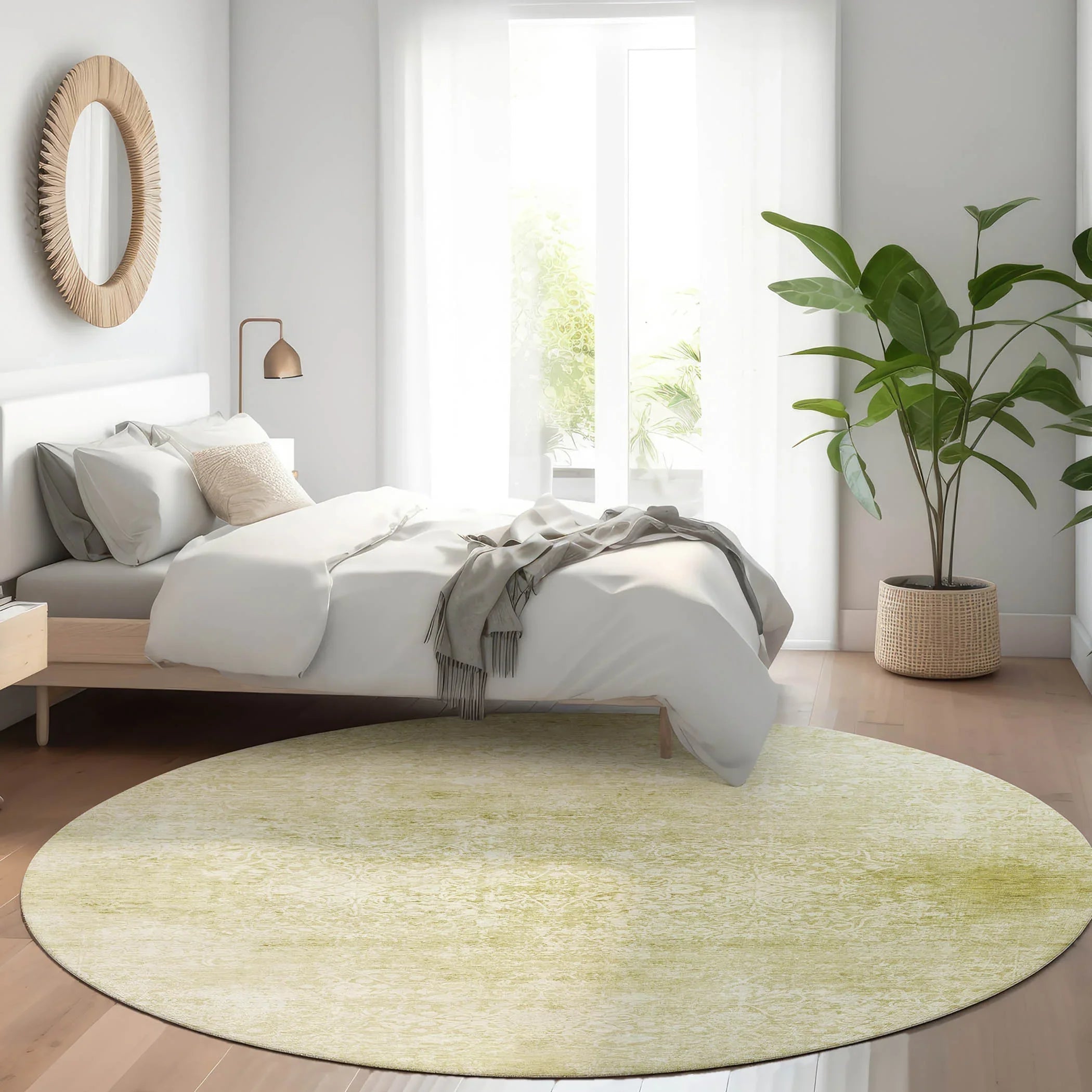 Addison Rugs Kaelas Gold Washable Indoor-Outdoor Rug