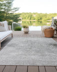 Addison Rugs Kaelas Gray Washable Indoor-Outdoor Rug