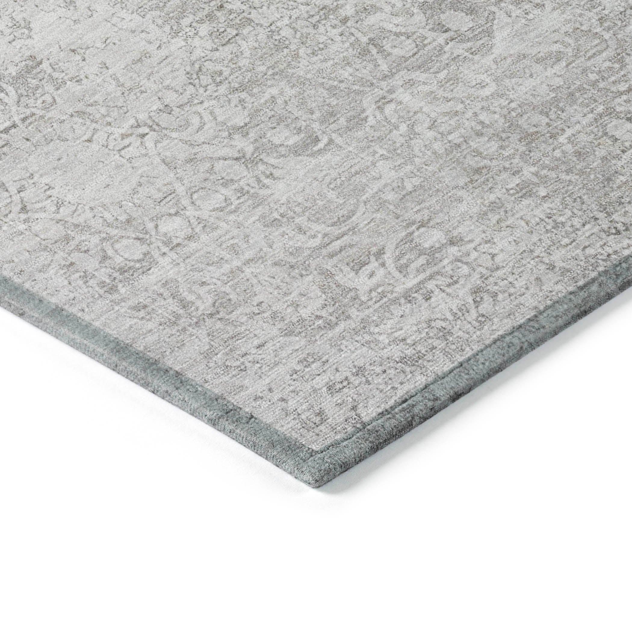 Addison Rugs Kaelas Gray Washable Indoor-Outdoor Rug