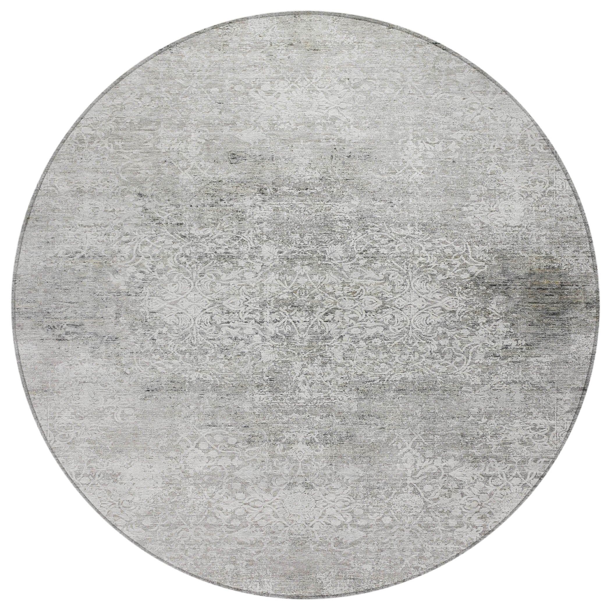 Addison Rugs Kaelas Gray Washable Indoor-Outdoor Rug