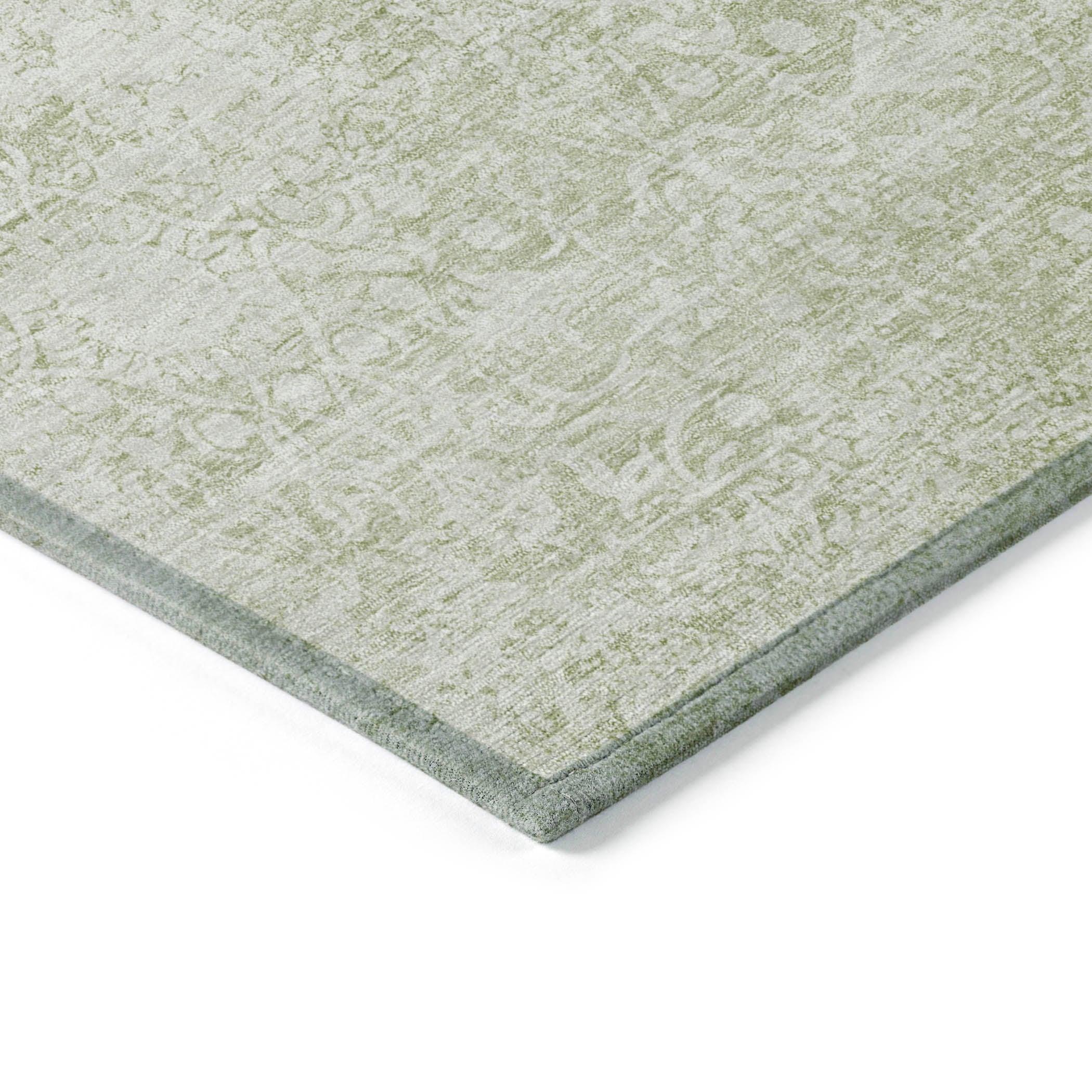 Addison Rugs Kaelas Green Washable Indoor-Outdoor Rug