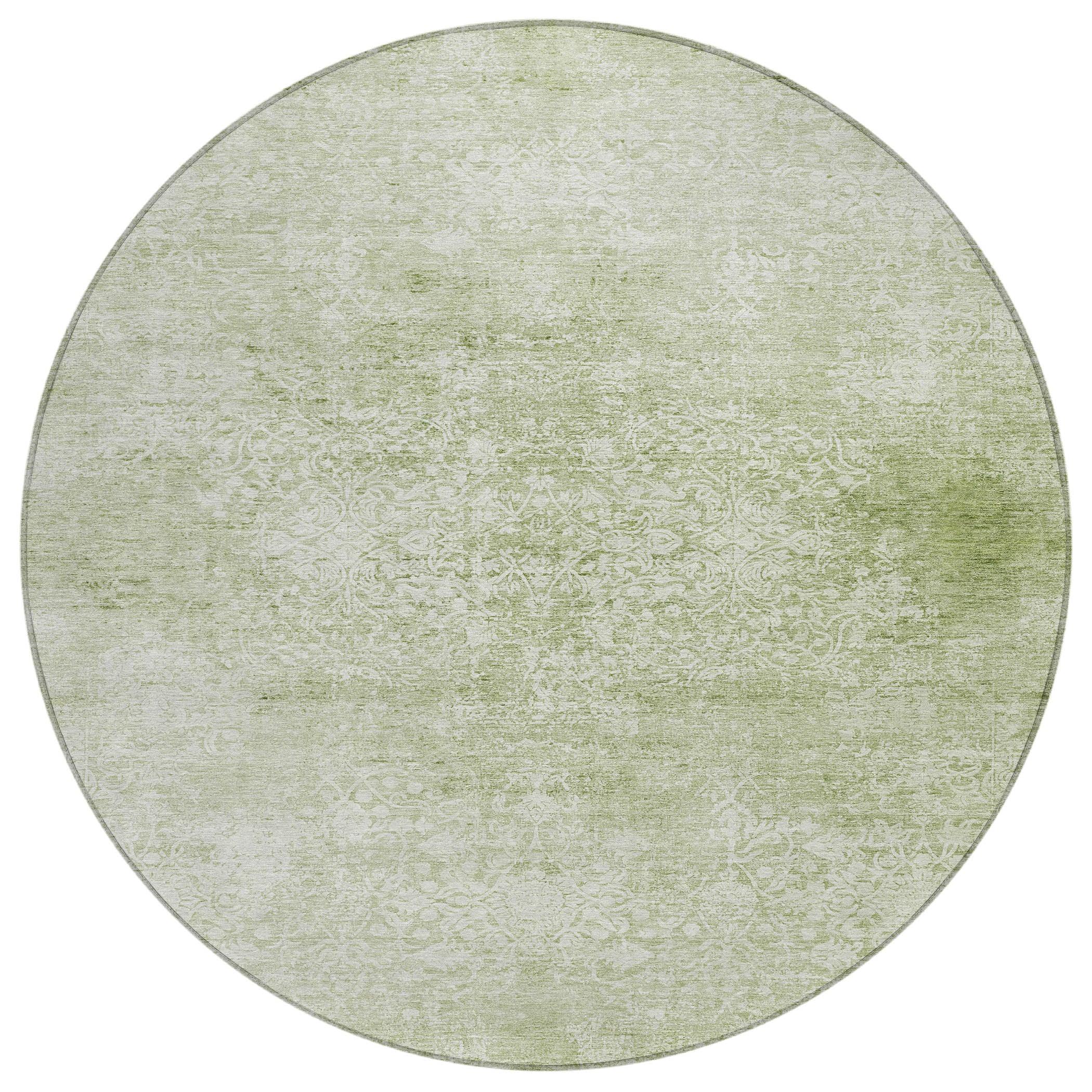 Addison Rugs Kaelas Green Washable Indoor-Outdoor Rug
