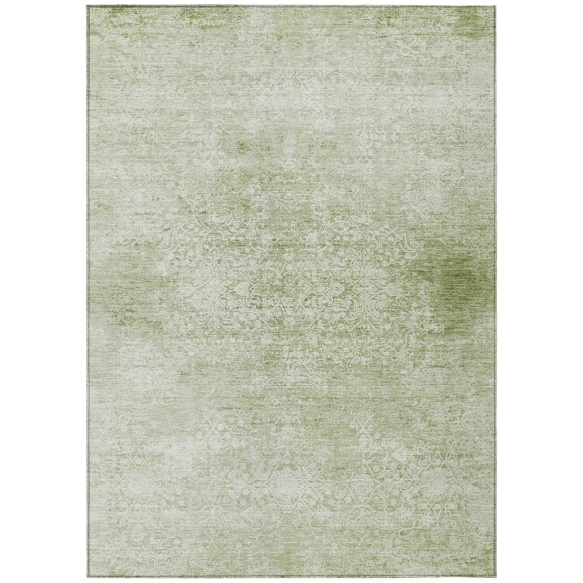 Addison Rugs Kaelas Green Washable Indoor-Outdoor Rug