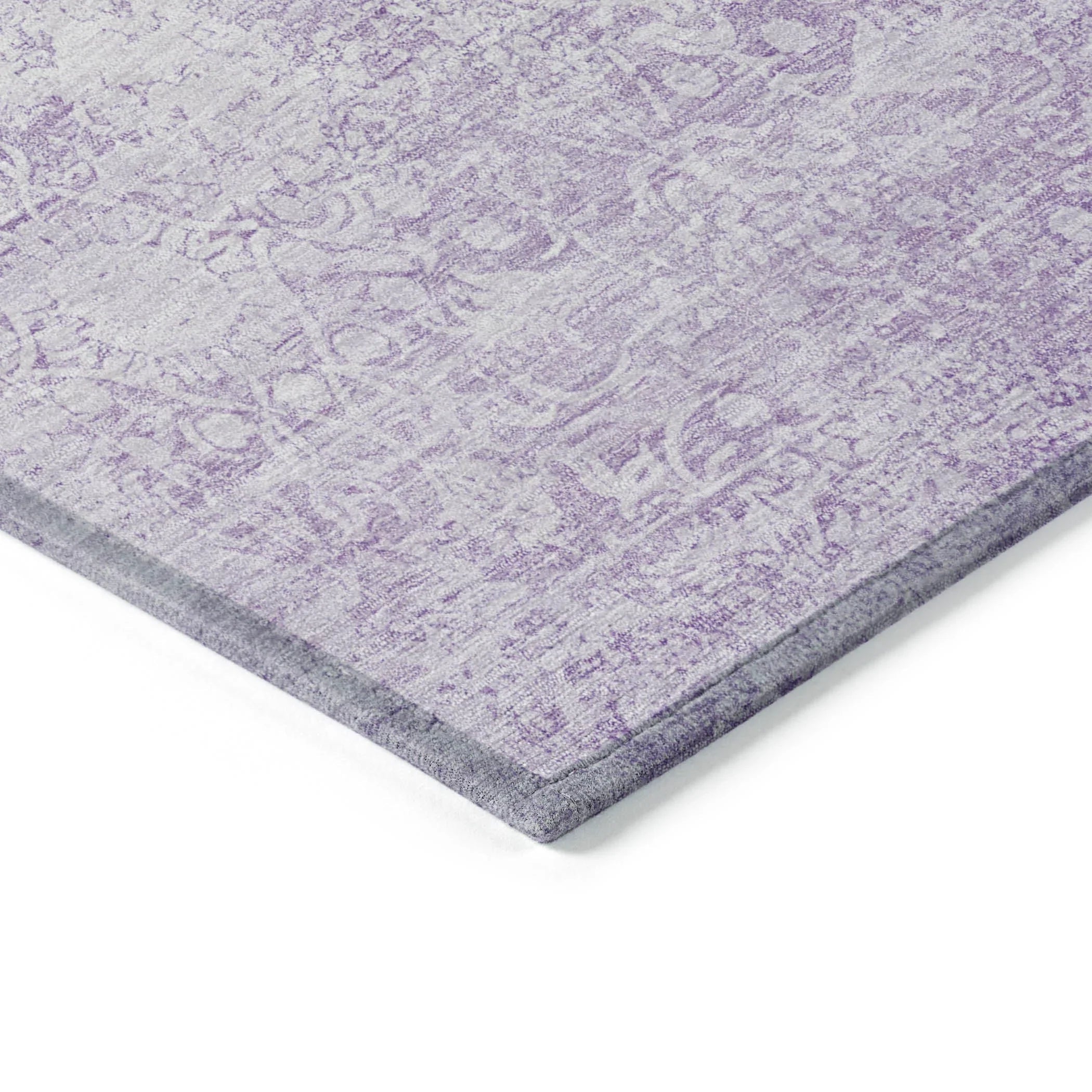 Addison Rugs Kaelas Purple Washable Indoor-Outdoor Rug