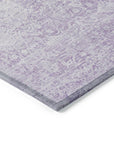 Addison Rugs Kaelas Purple Washable Indoor-Outdoor Rug