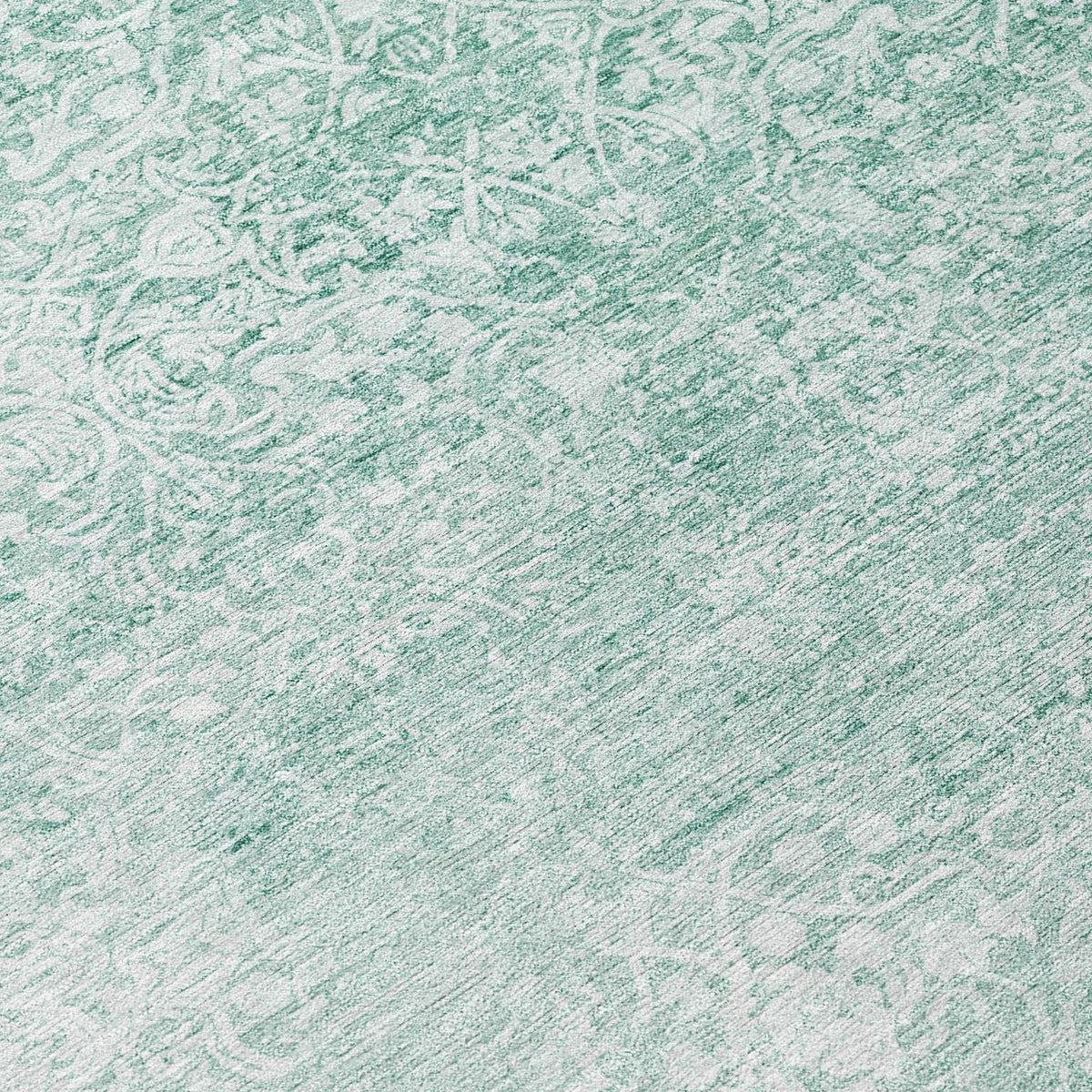 Addison Rugs Kaelas Teal Washable Indoor-Outdoor Rug