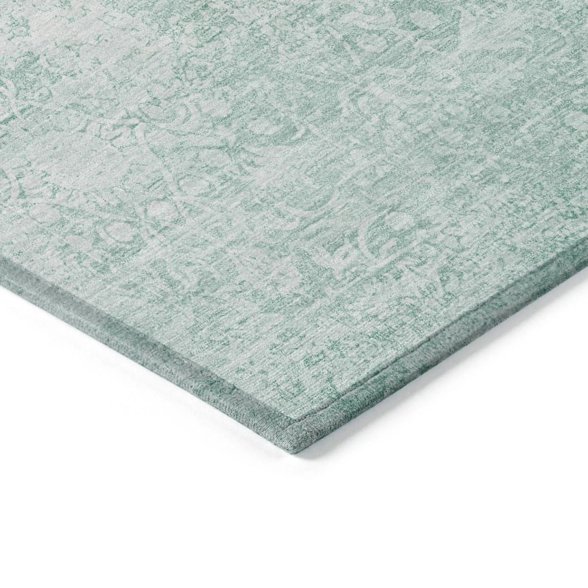 Addison Rugs Kaelas Teal Washable Indoor-Outdoor Rug