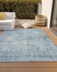 Addison Rugs Kaelien Blue Washable Indoor-Outdoor Rug