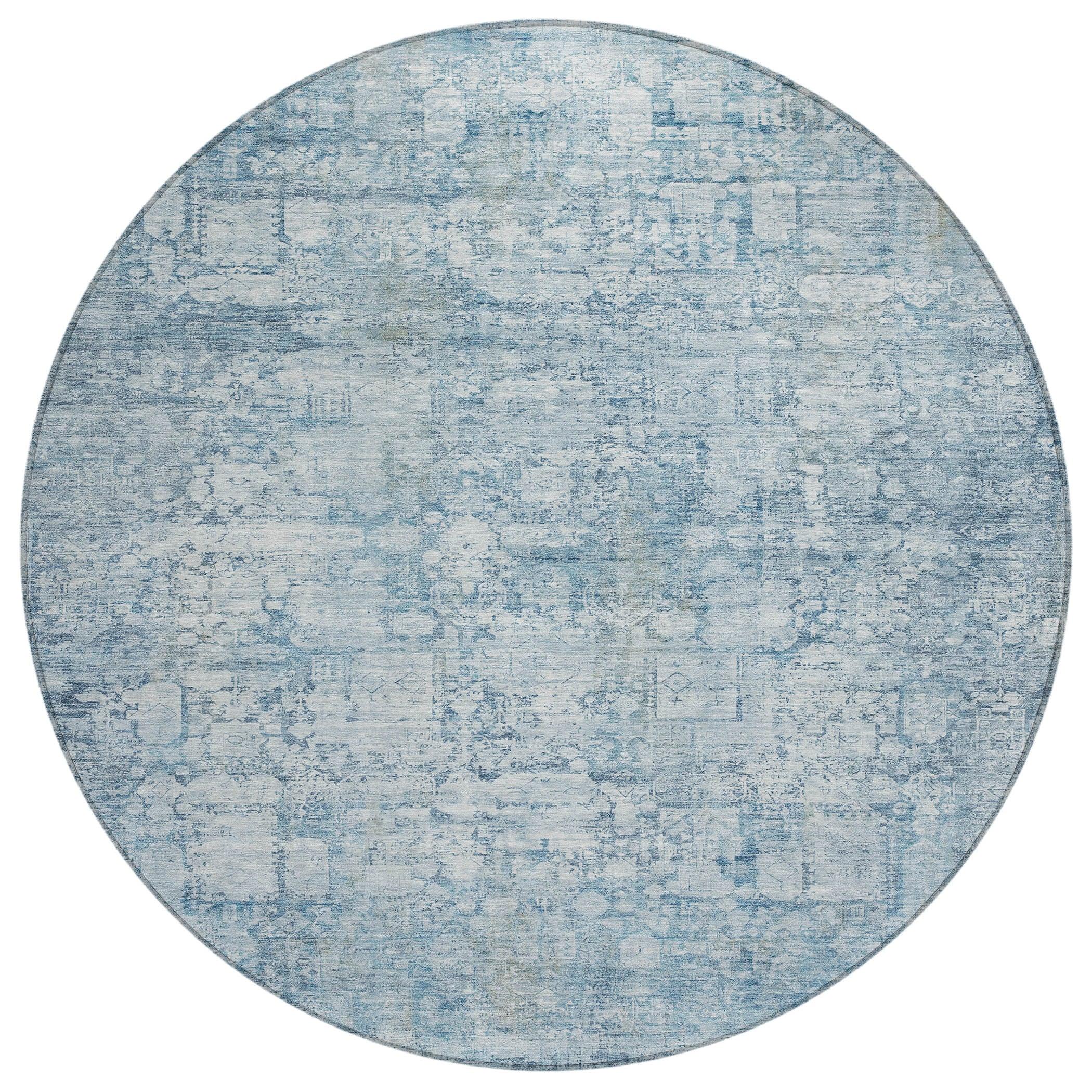 Addison Rugs Kaelien Blue Washable Indoor-Outdoor Rug