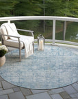 Addison Rugs Kaelien Blue Washable Indoor-Outdoor Rug