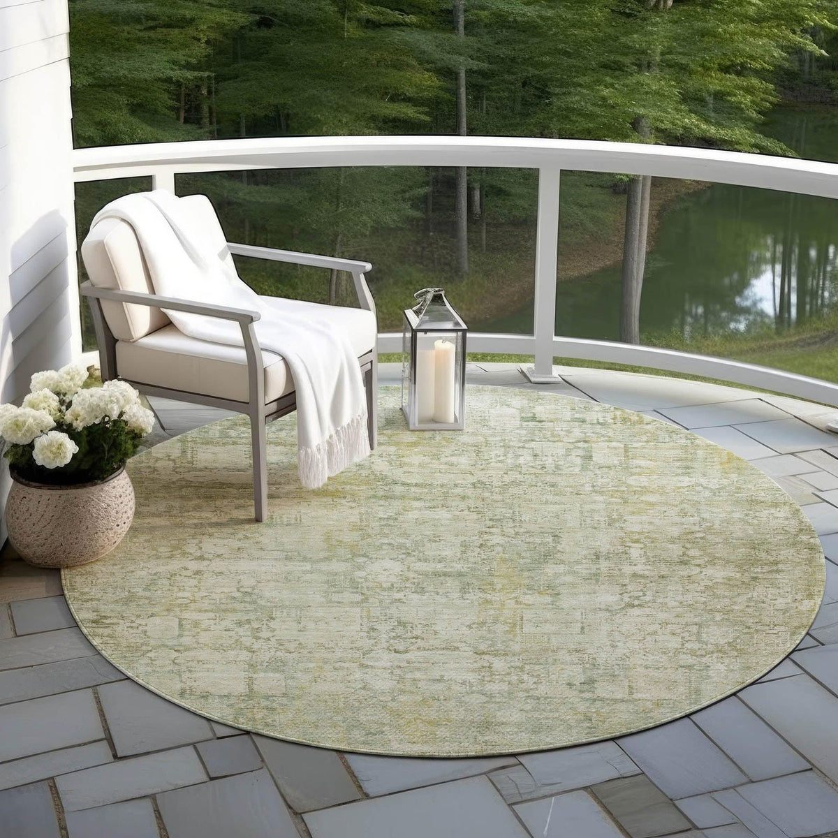 Addison Rugs Kaelien Brown Washable Indoor-Outdoor Rug