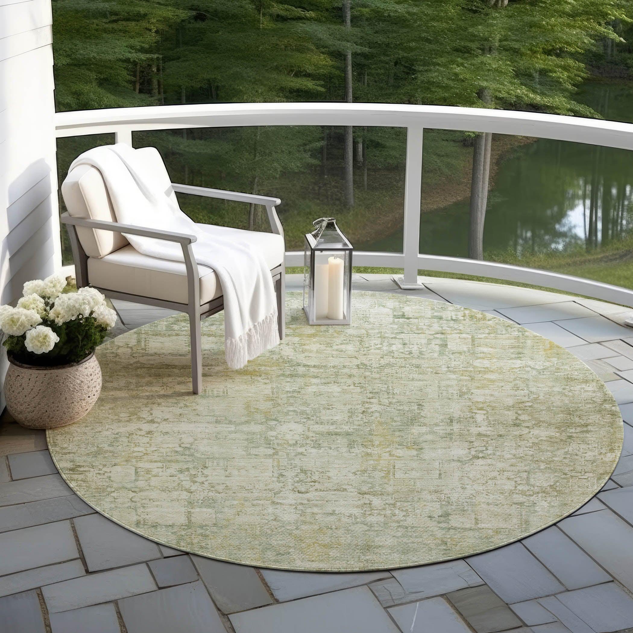 Addison Rugs Kaelien Brown Washable Indoor-Outdoor Rug