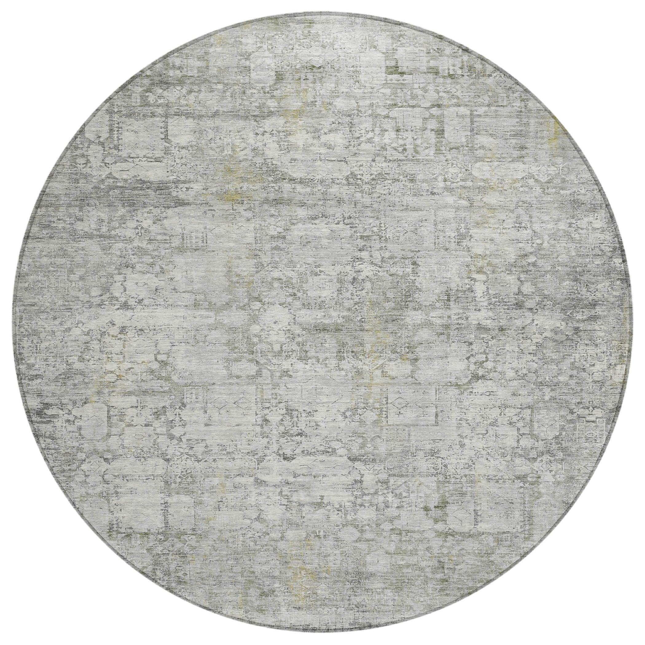 Addison Rugs Kaelien Gray Washable Indoor-Outdoor Rug