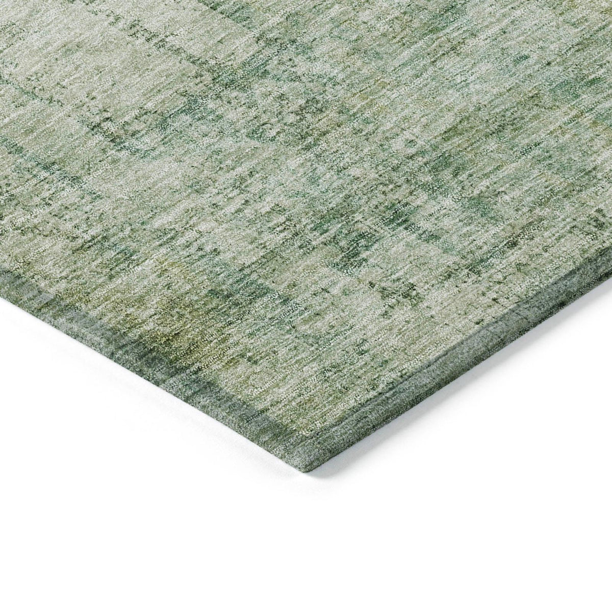 Addison Rugs Kaelien Green Washable Indoor-Outdoor Rug