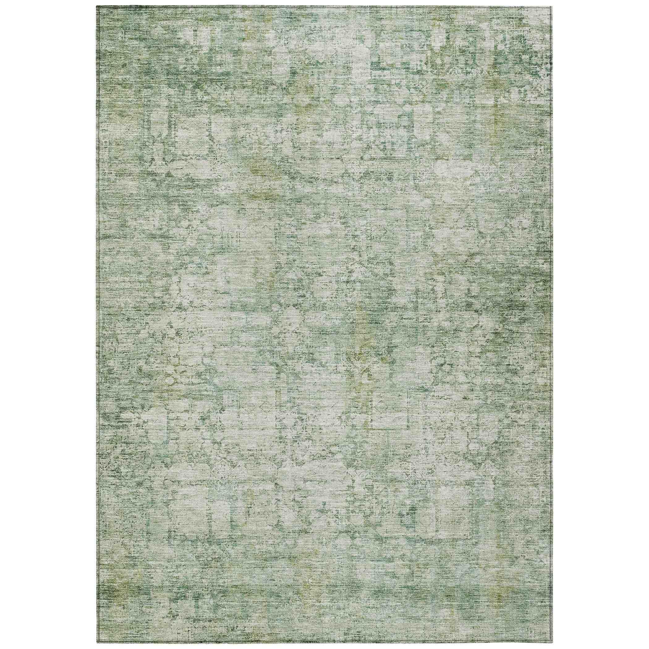 Addison Rugs Kaelien Green Washable Indoor-Outdoor Rug