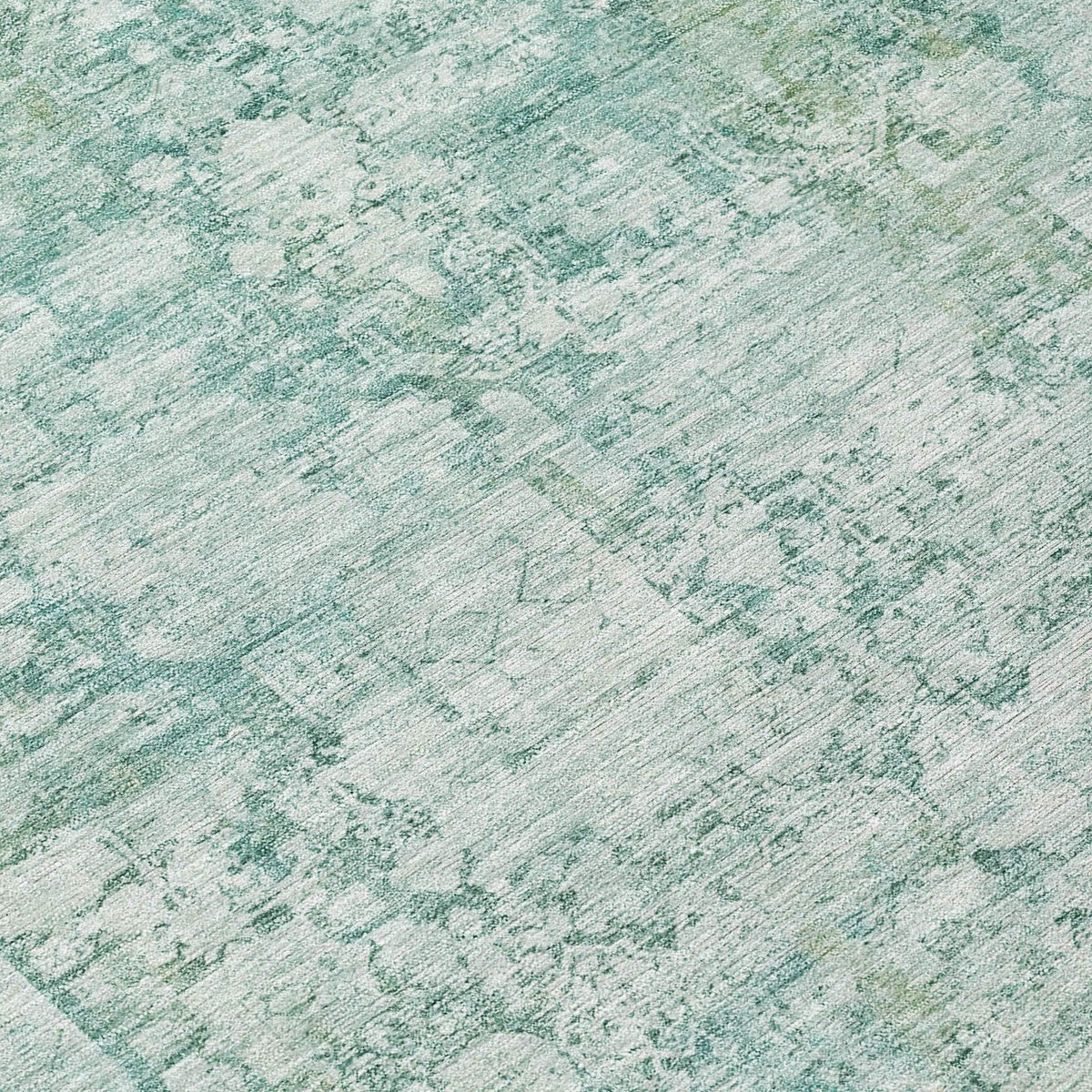 Addison Rugs Kaelien Teal Washable Indoor-Outdoor Rug