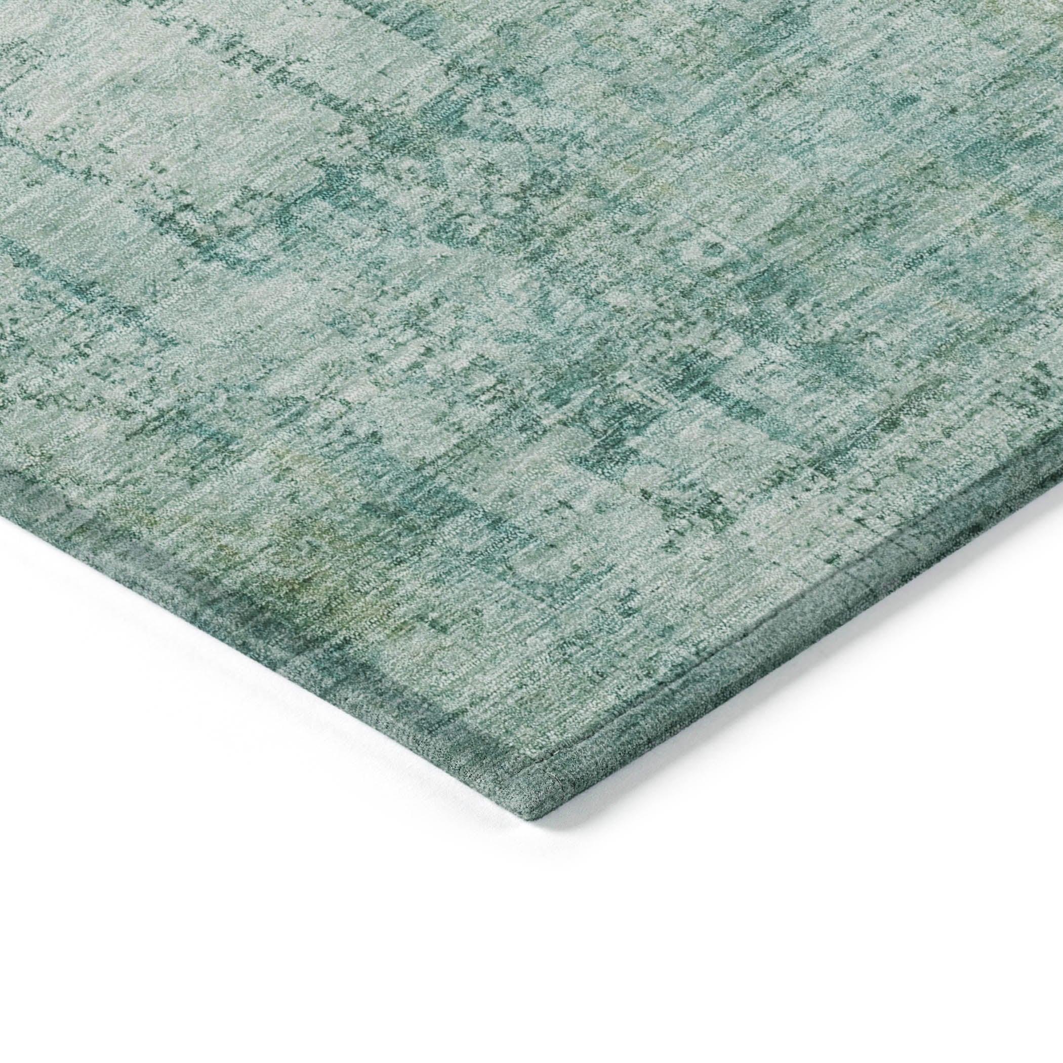 Addison Rugs Kaelien Teal Washable Indoor-Outdoor Rug
