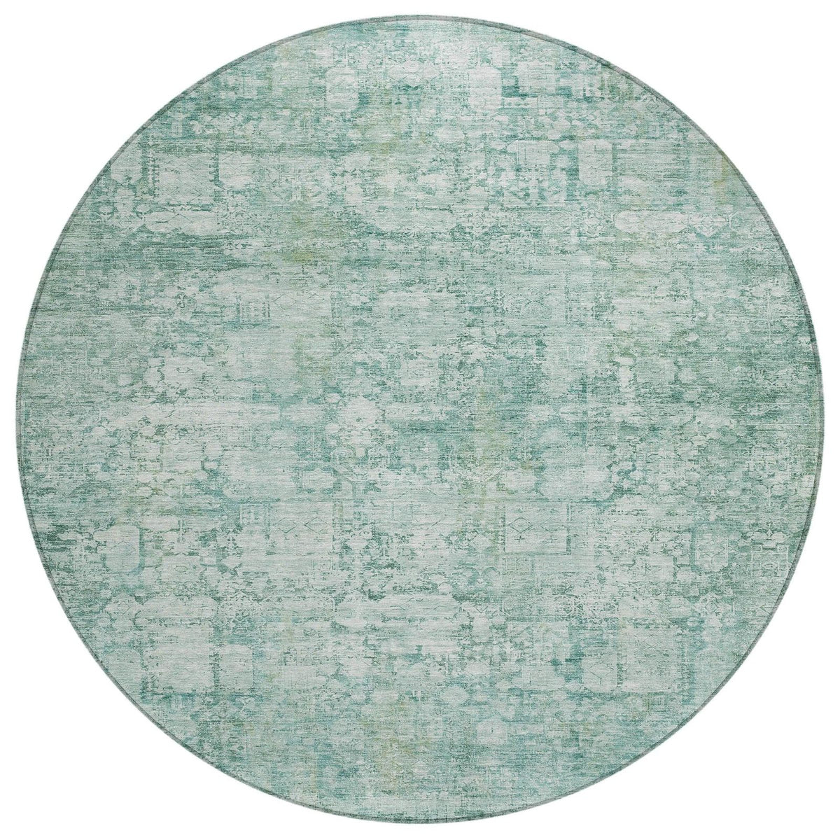 Addison Rugs Kaelien Teal Washable Indoor-Outdoor Rug