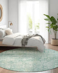 Addison Rugs Kaelien Teal Washable Indoor-Outdoor Rug