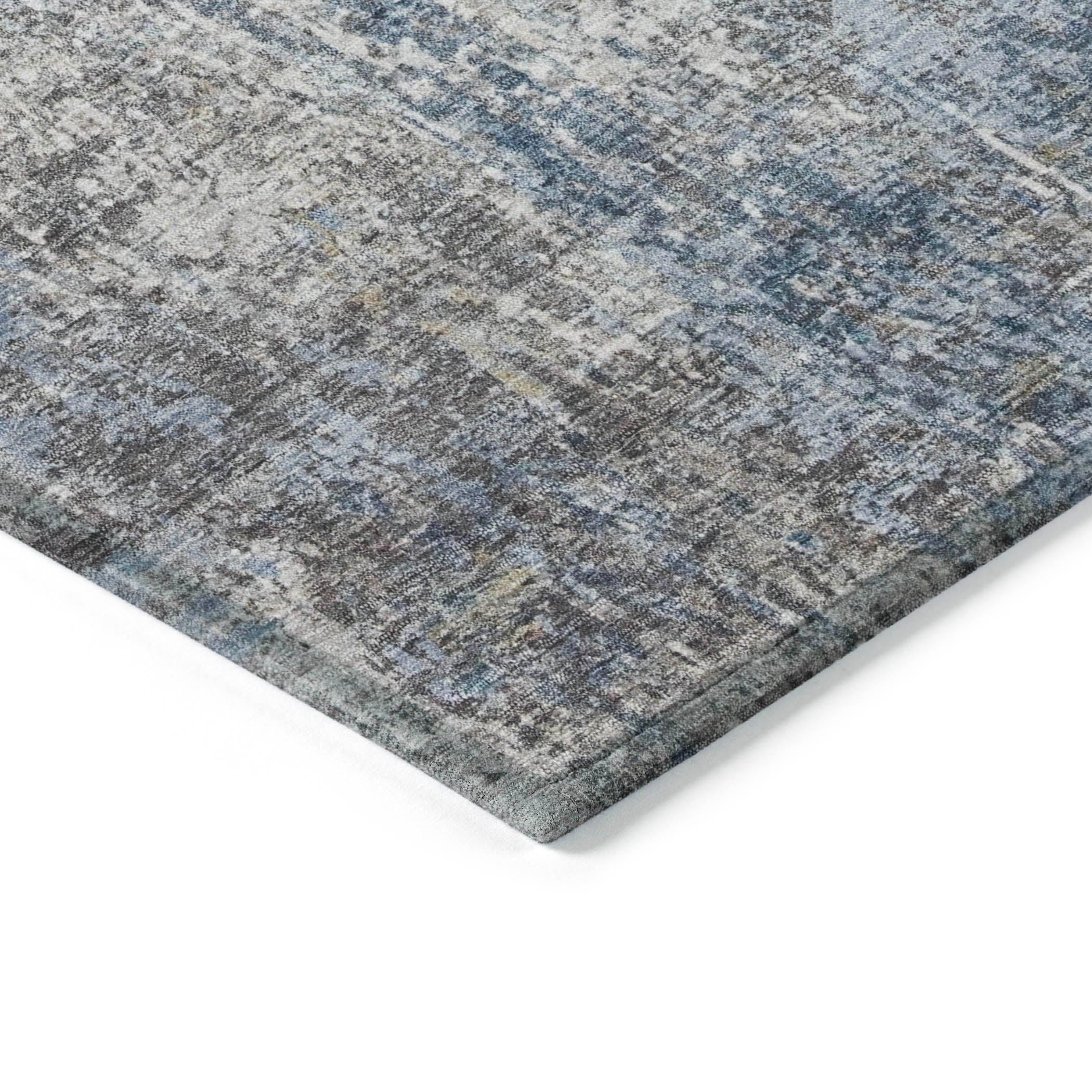 Addison Rugs Kaelion Blue Washable Indoor-Outdoor Rug