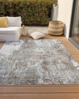 Addison Rugs Kaelion Brown Washable Indoor-Outdoor Rug
