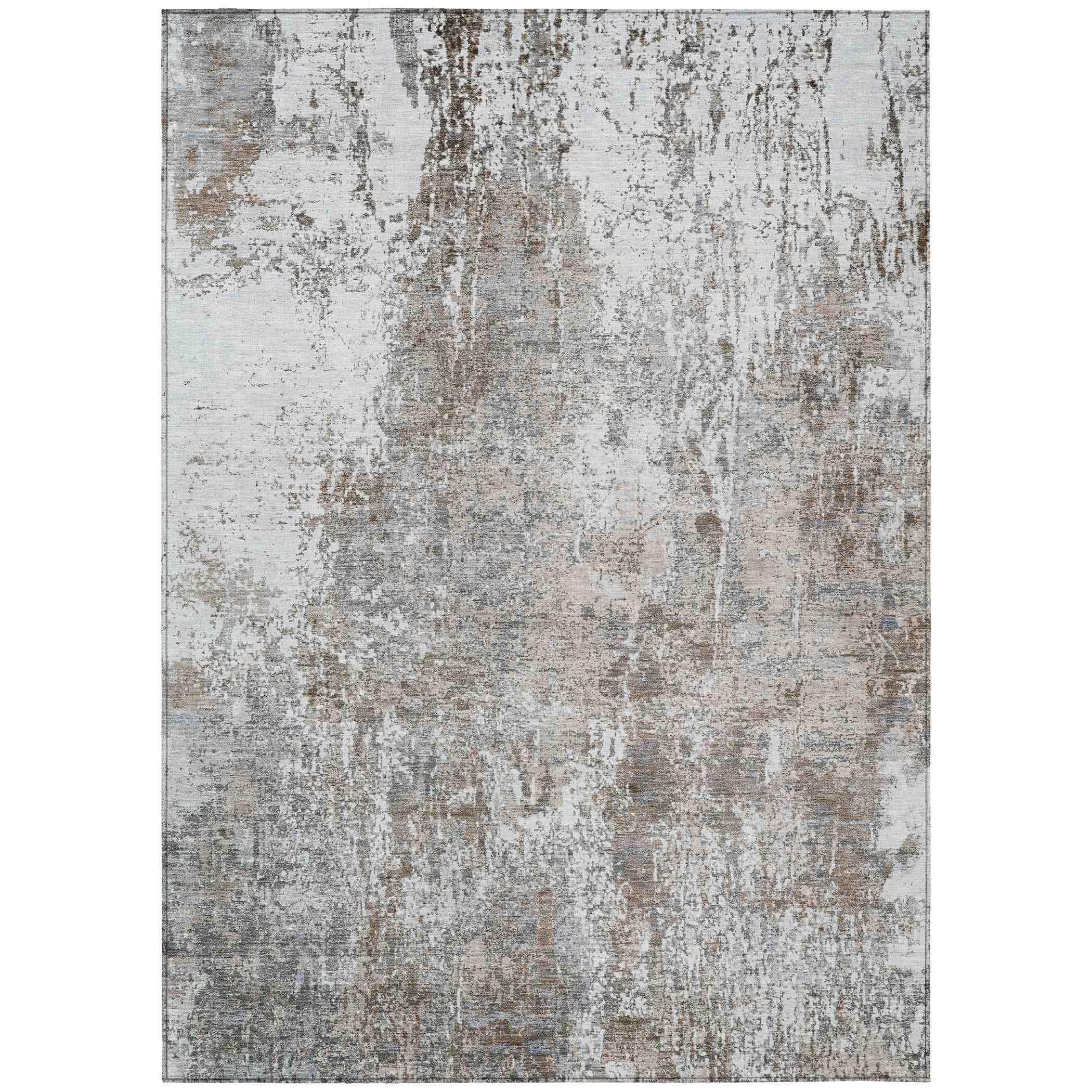 Addison Rugs Kaelion Brown Washable Indoor-Outdoor Rug