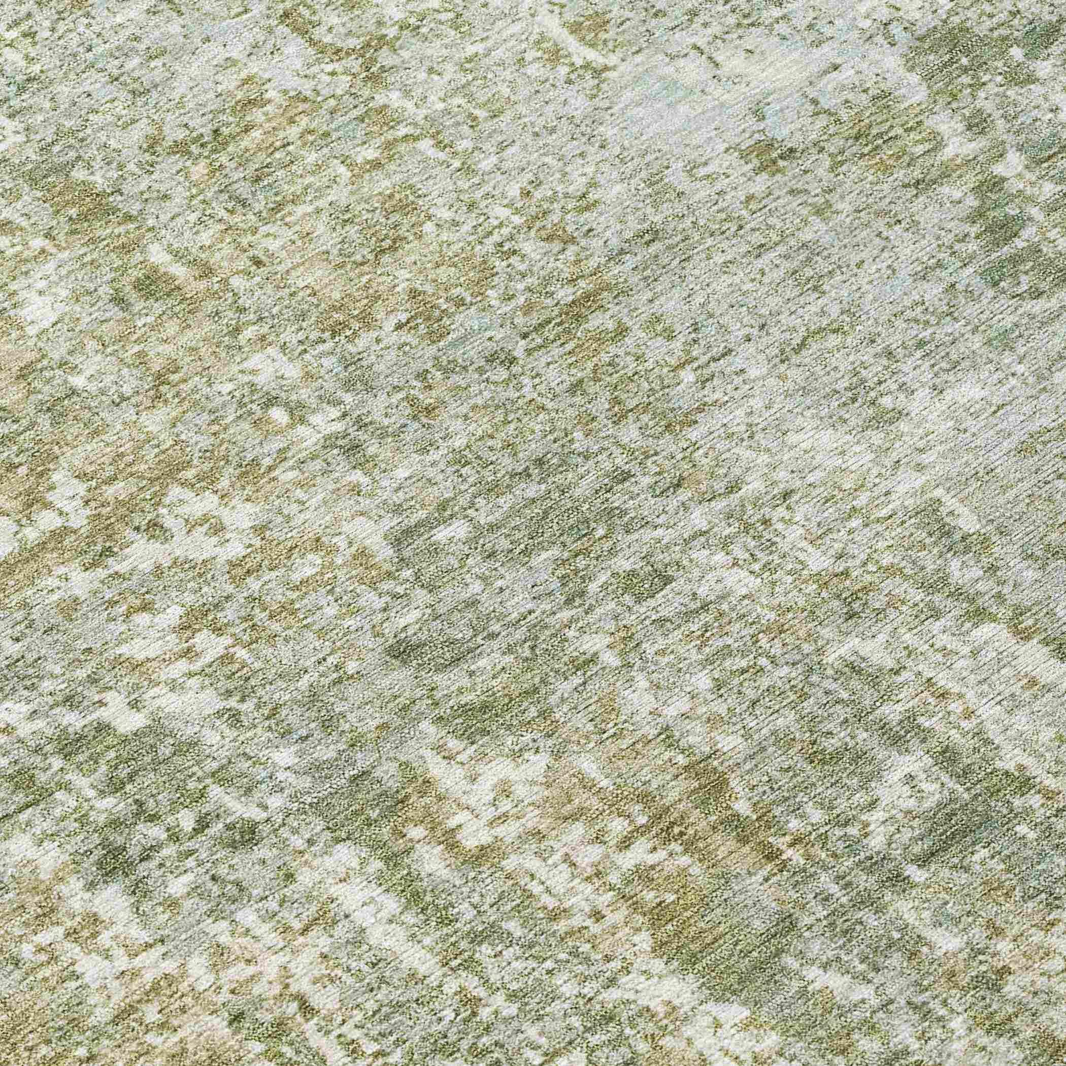 Addison Rugs Kaelion Green Washable Indoor-Outdoor Rug