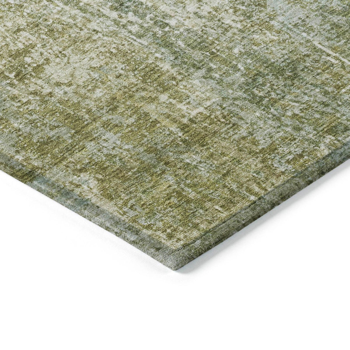 Addison Rugs Kaelion Green Washable Indoor-Outdoor Rug