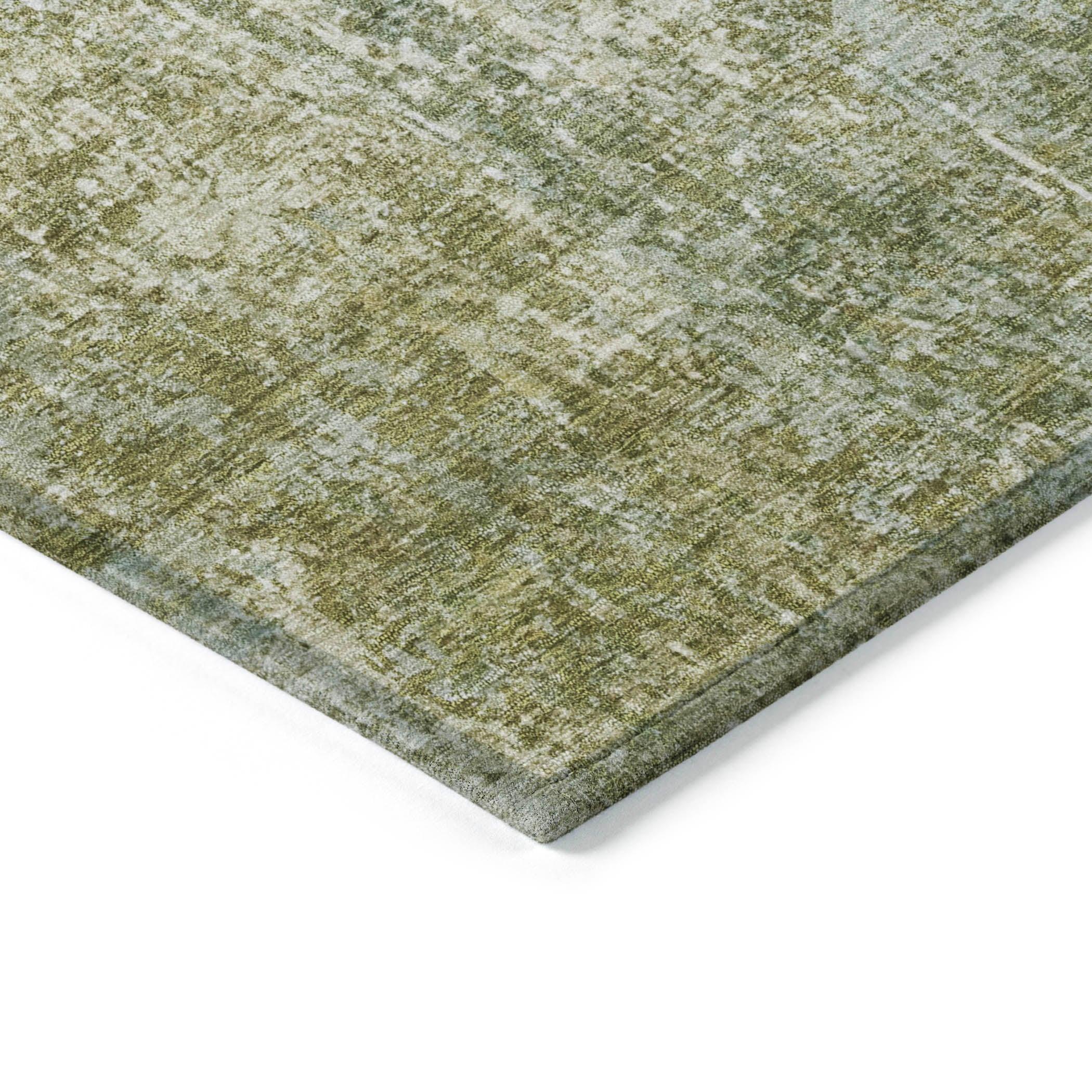 Addison Rugs Kaelion Green Washable Indoor-Outdoor Rug