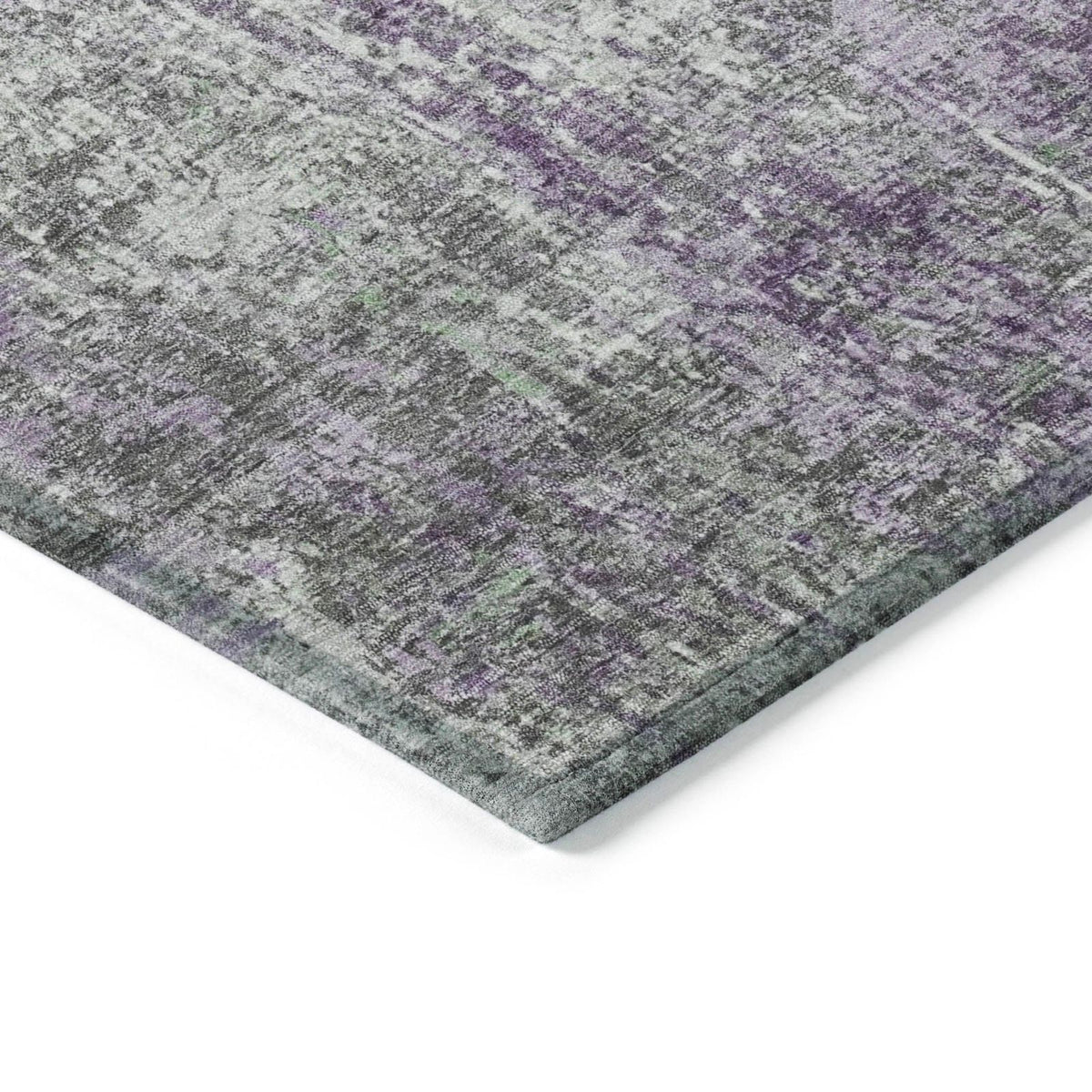 Addison Rugs Kaelion Purple Washable Indoor-Outdoor Rug