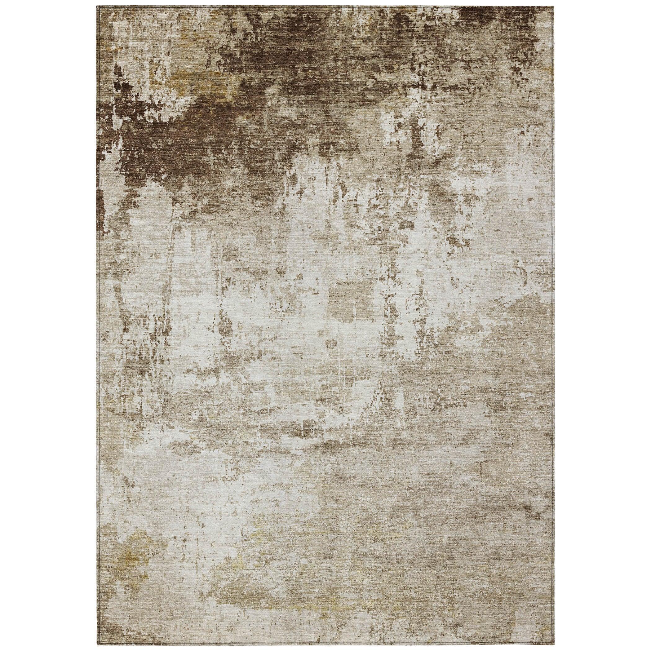 Addison Rugs Kaelira Brown Washable Indoor-Outdoor Rug
